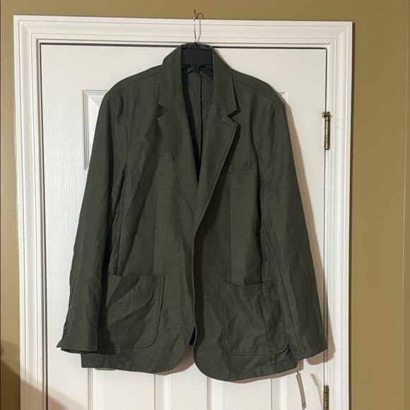 NWT Olive Green Blazer Jacket XL - Picture 1 of 8
